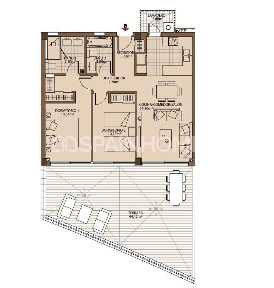 Apartment in Fuengirola, Spain, 94 m² - picture 14