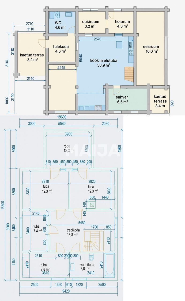 Casa Kuusalu alevik, Estonia, 139.4 m² - foto 2