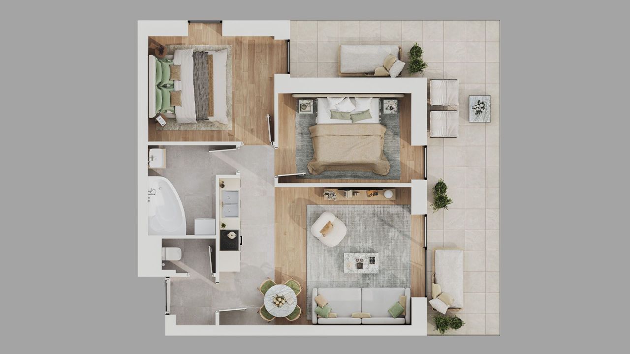 Apartamento en Hévíz, Hungría, 65 m² - imagen 3