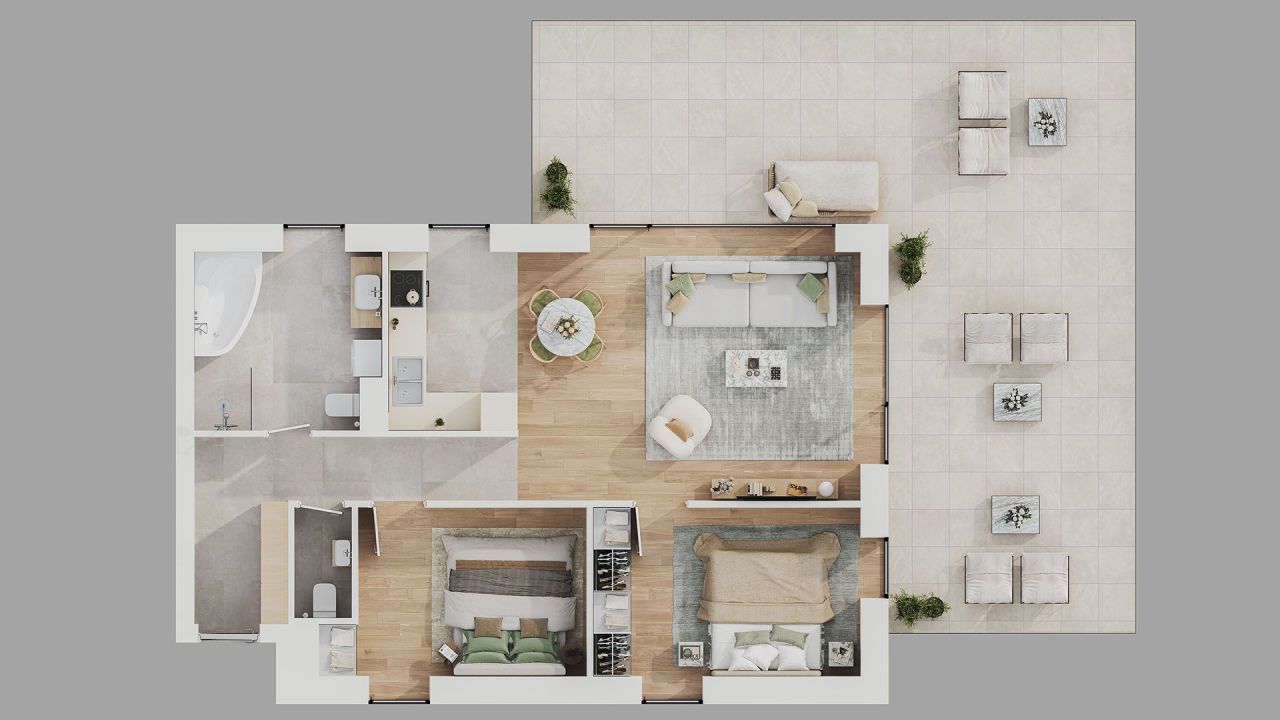 Apartamento en Hévíz, Hungría, 72 m² - imagen 3