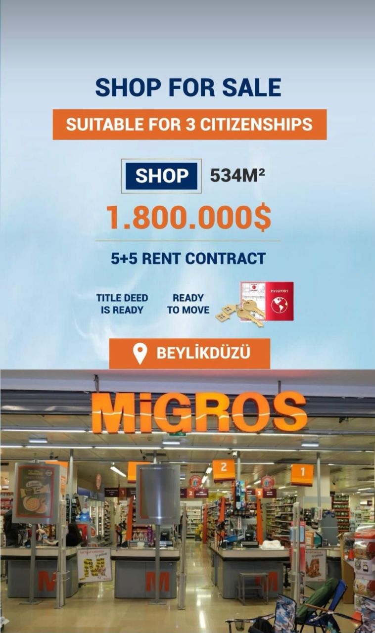 Geschäft in Istanbul, Türkei, 534 m² - Foto 1