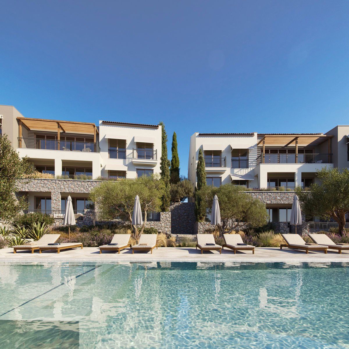 Apartment in Halbinsel Luštica, Montenegro, 108 m² - Foto 1