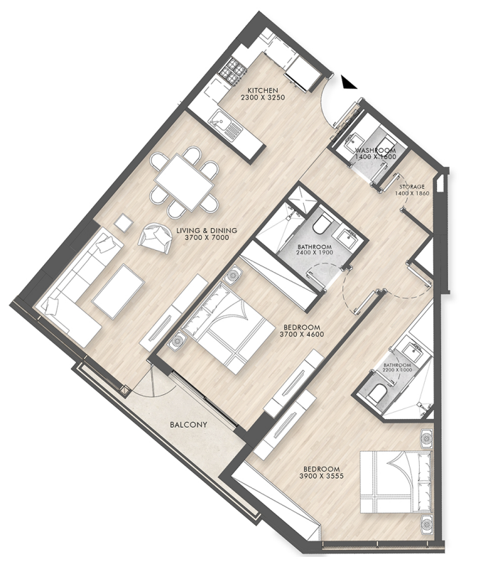 Appartement à Dubaï, EAU, 109 m² - image 9