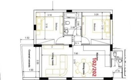 Penthouse in Larnaca, Cyprus, 83 m² - picture 1