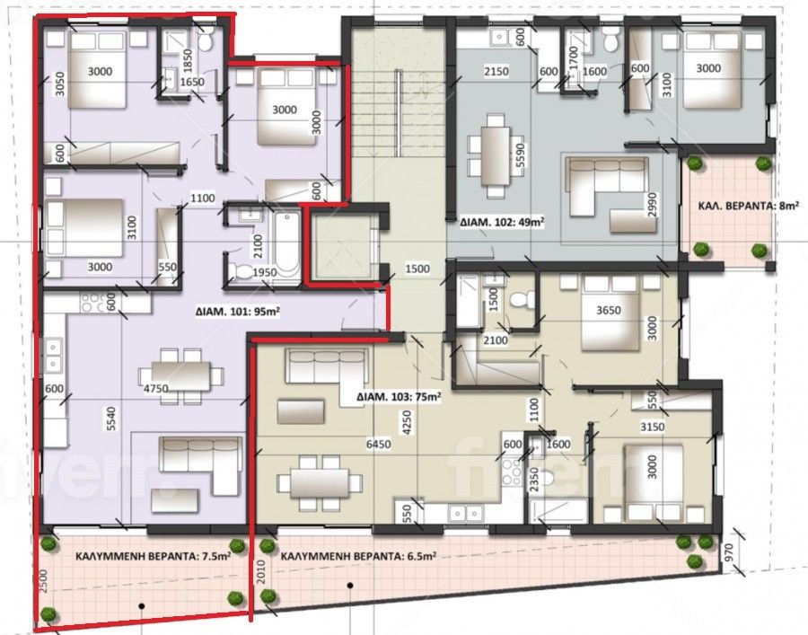 Appartamenti a Larnaca, Cipro, 108 m² - foto 11
