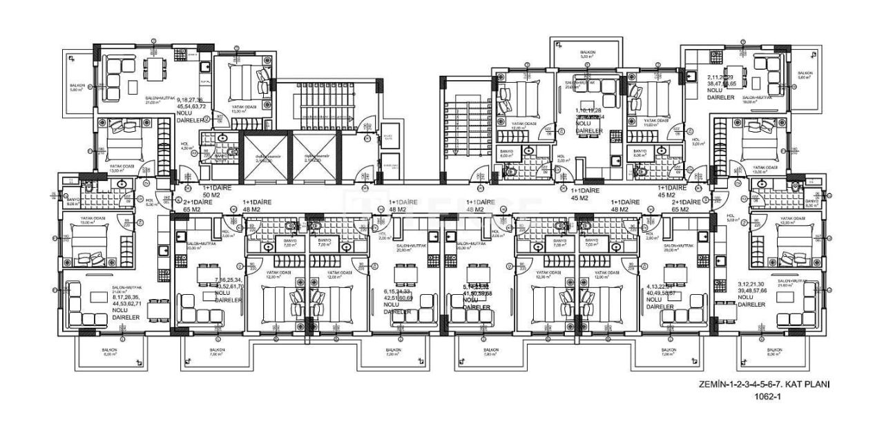 Apartamento en Alanya, Turquia, 65 m² - imagen 16