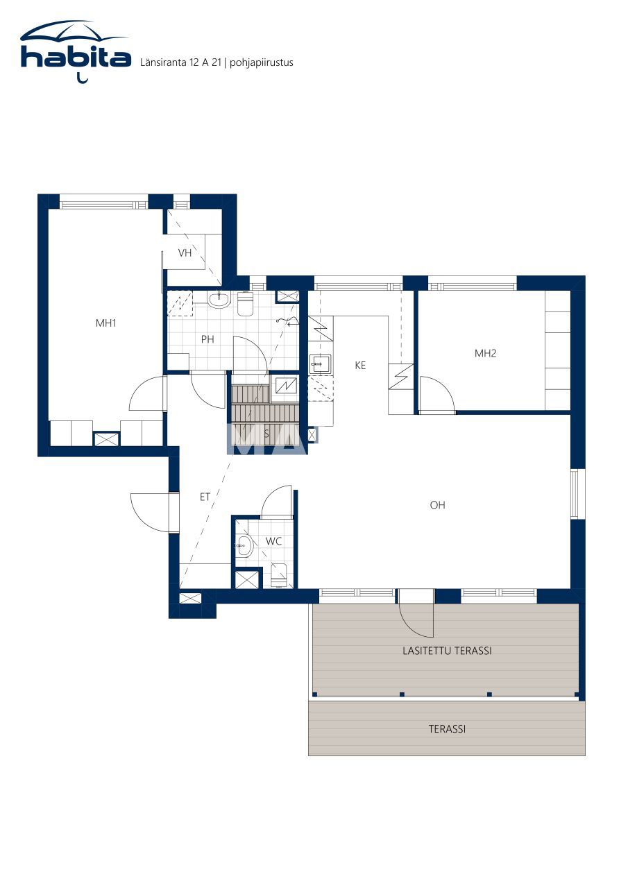 Apartment Tornio, Finnland, 88 m² - Foto 2