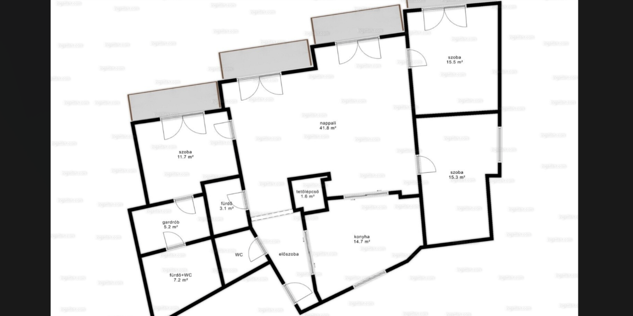 Flat in Budapest, Hungary, 280 m² - picture 16