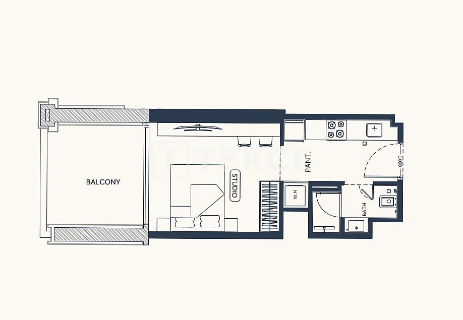 Appartamenti a Dubai, EAU, 35 m² - foto 16