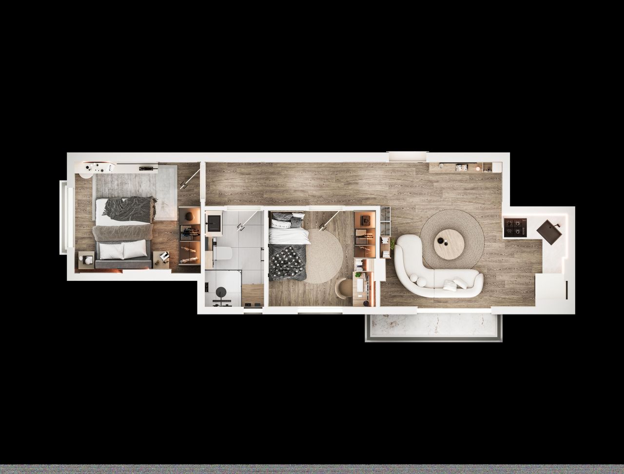 Appartement à Antalya, Turquie, 62 m² - image 13