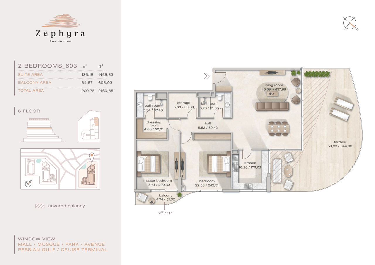 Apartment in Dubai, VAE, 200.82 m² - Foto 2