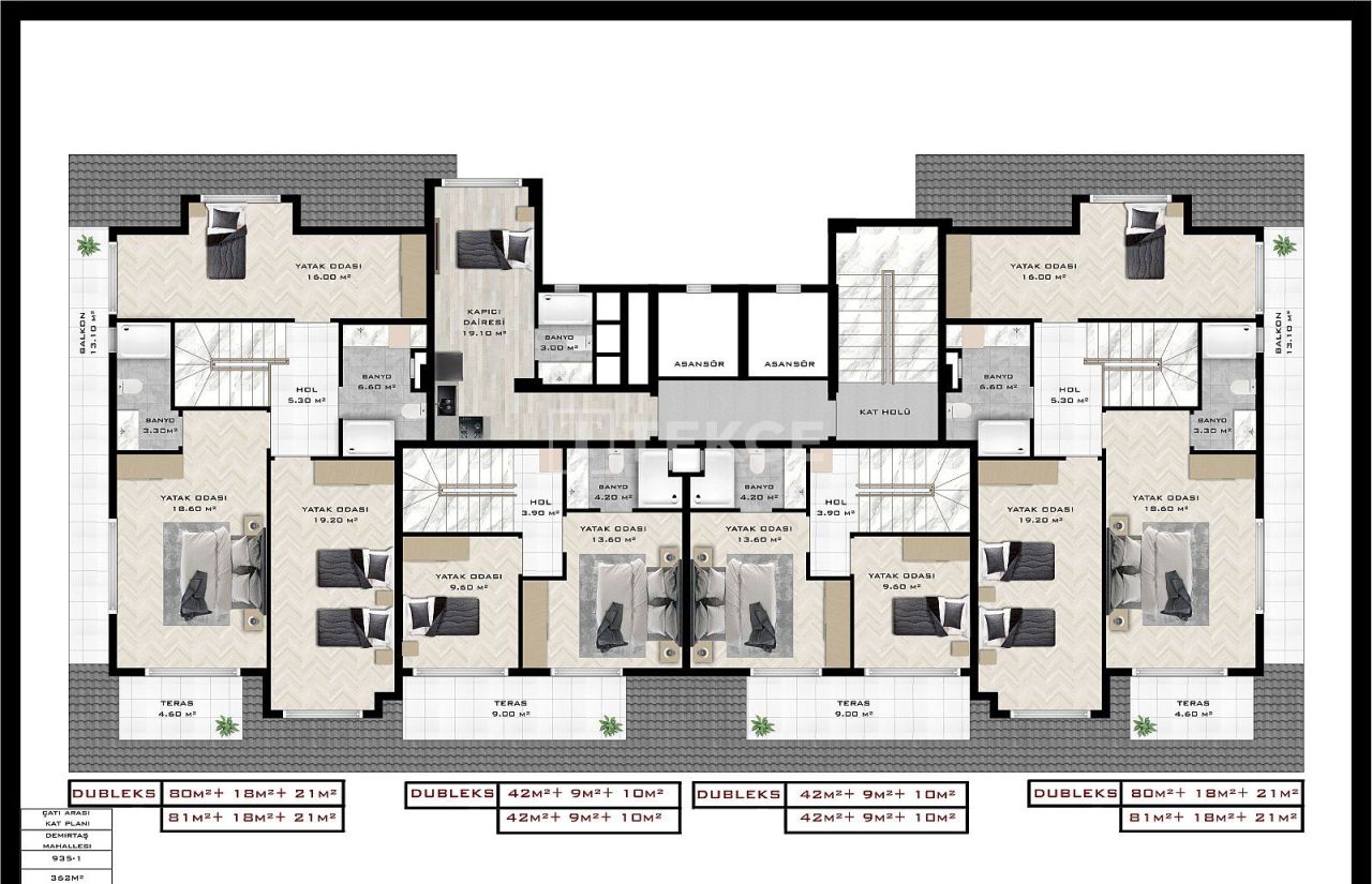 Apartamento en Alanya, Turquia, 61 m² - imagen 12