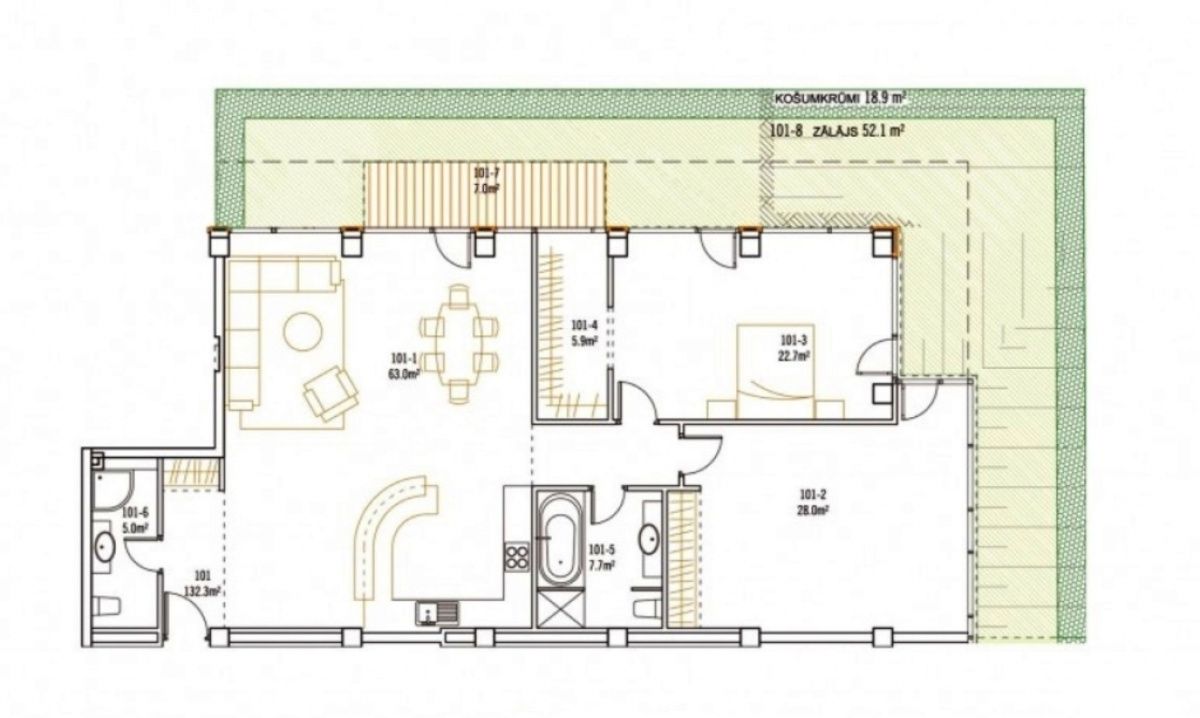 Wohnung in Dzintari, Lettland, 148 m² - Foto 11