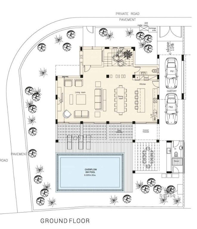 Villa en Pafos, Chipre, 329 m² - imagen 7