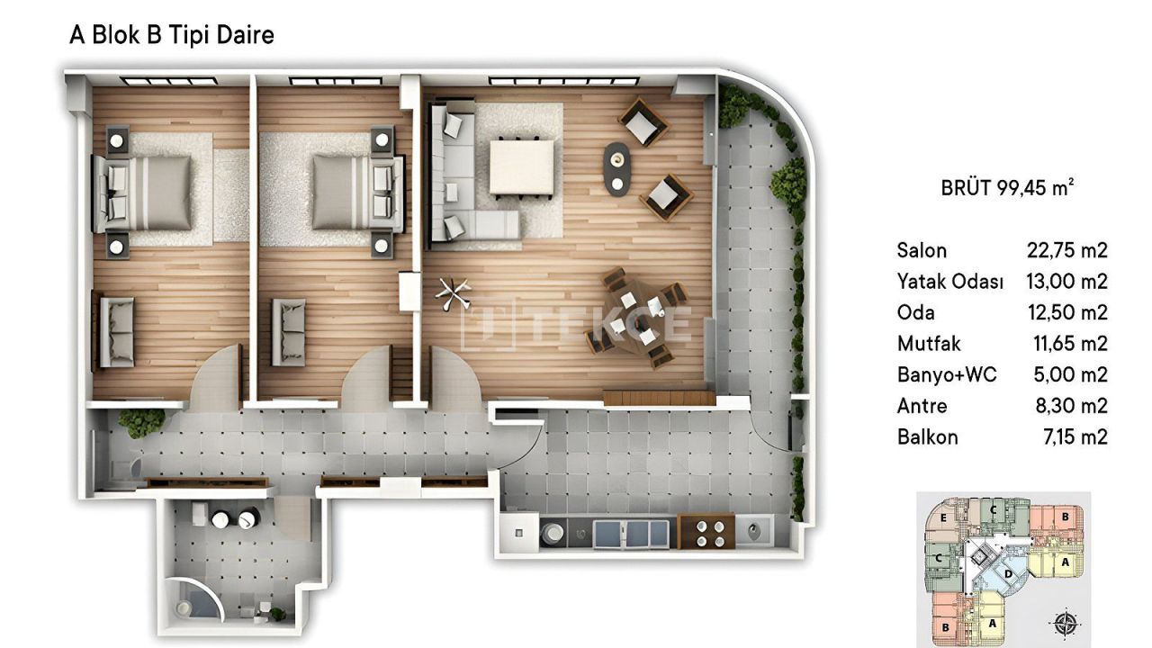 Appartamenti Çınarcık, Turchia, 169 m² - foto 11