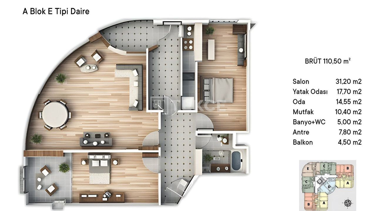 Appartamenti Çınarcık, Turchia, 169 m² - foto 14