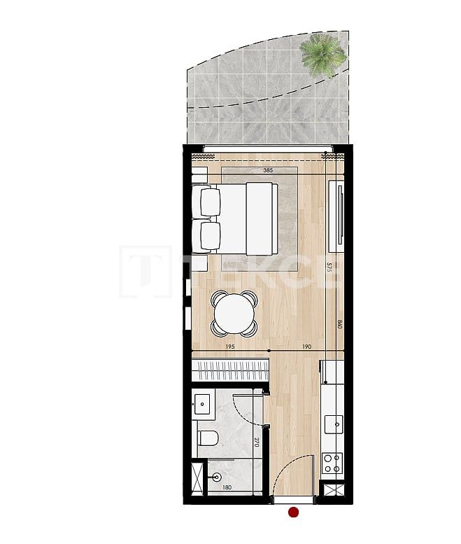 Apartamento Al Marjan Island, EAU, 39 m² - imagen 17