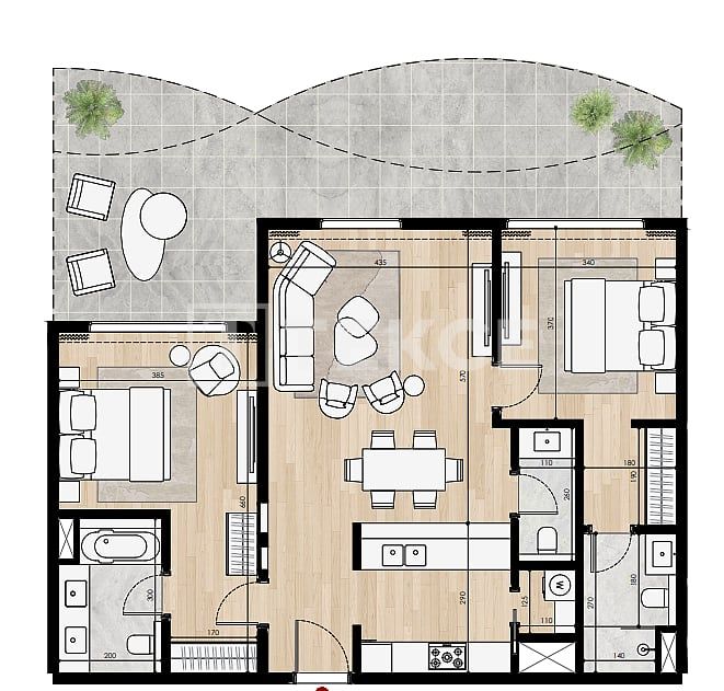 Apartamento Al Marjan Island, EAU, 39 m² - imagen 19