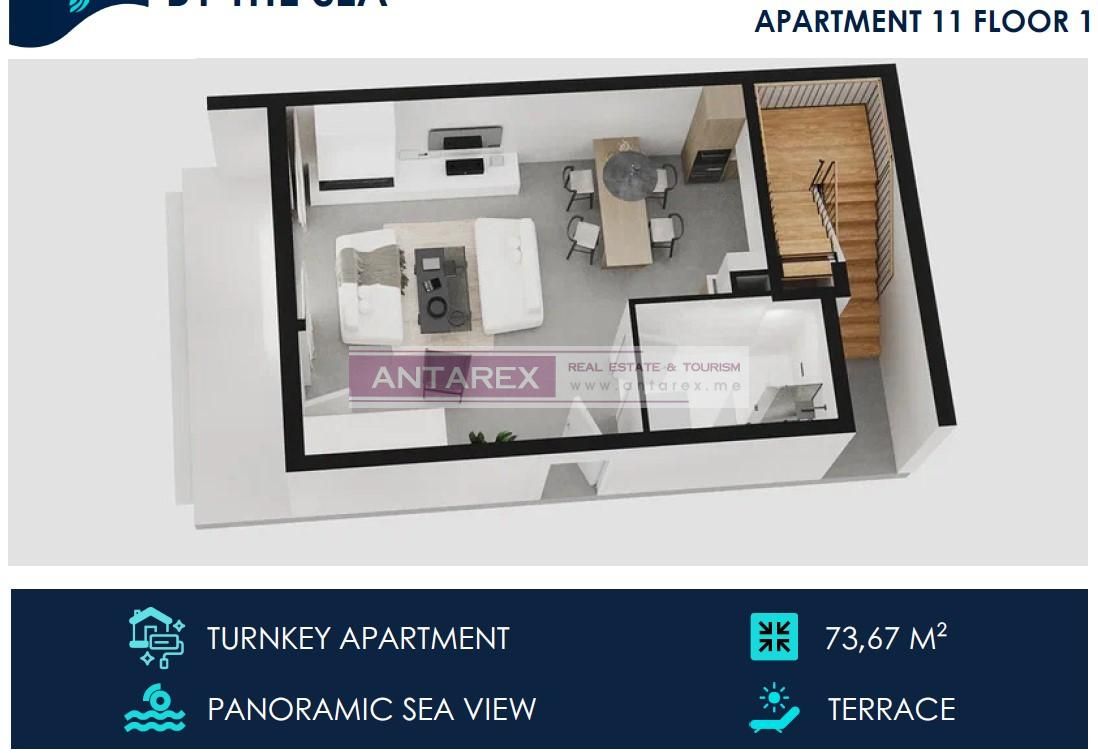 Apartment in Tivat, Montenegro, 63 m² - picture 10