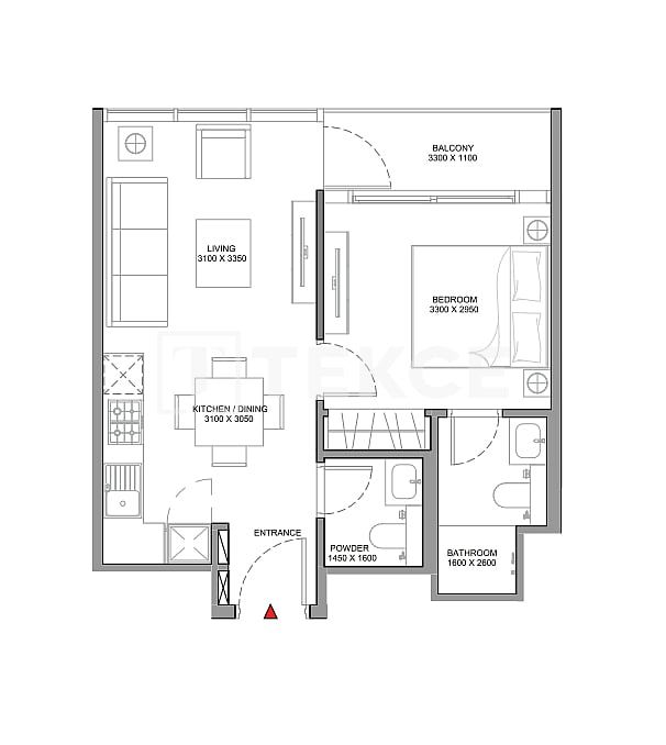 Appartamenti Siniyah Island, EAU, 47 m² - foto 10