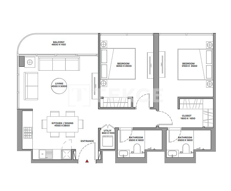 Apartment Siniyah Island, UAE, 81 m² - picture 13