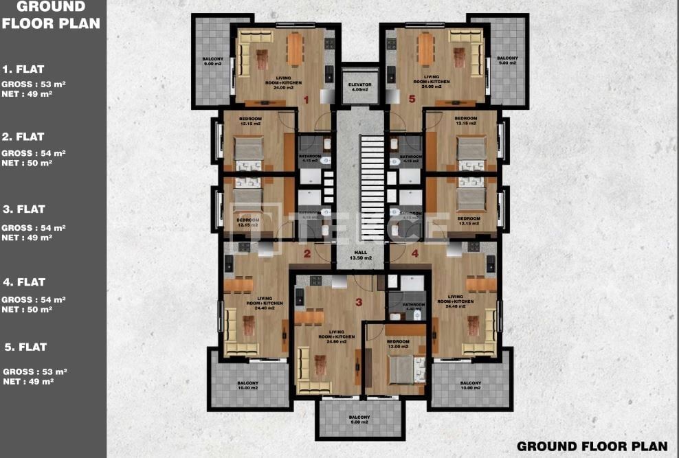 Penthouse in Alanya, Türkei, 135 m² - Foto 15