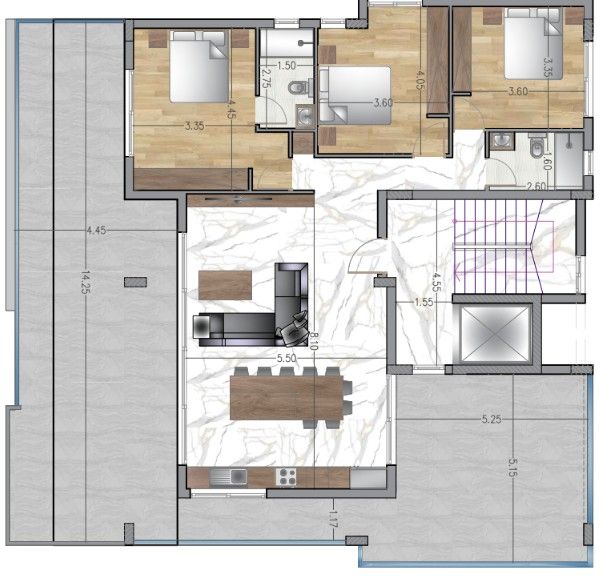 Attico a Limassol, Cipro, 167 m² - foto 8