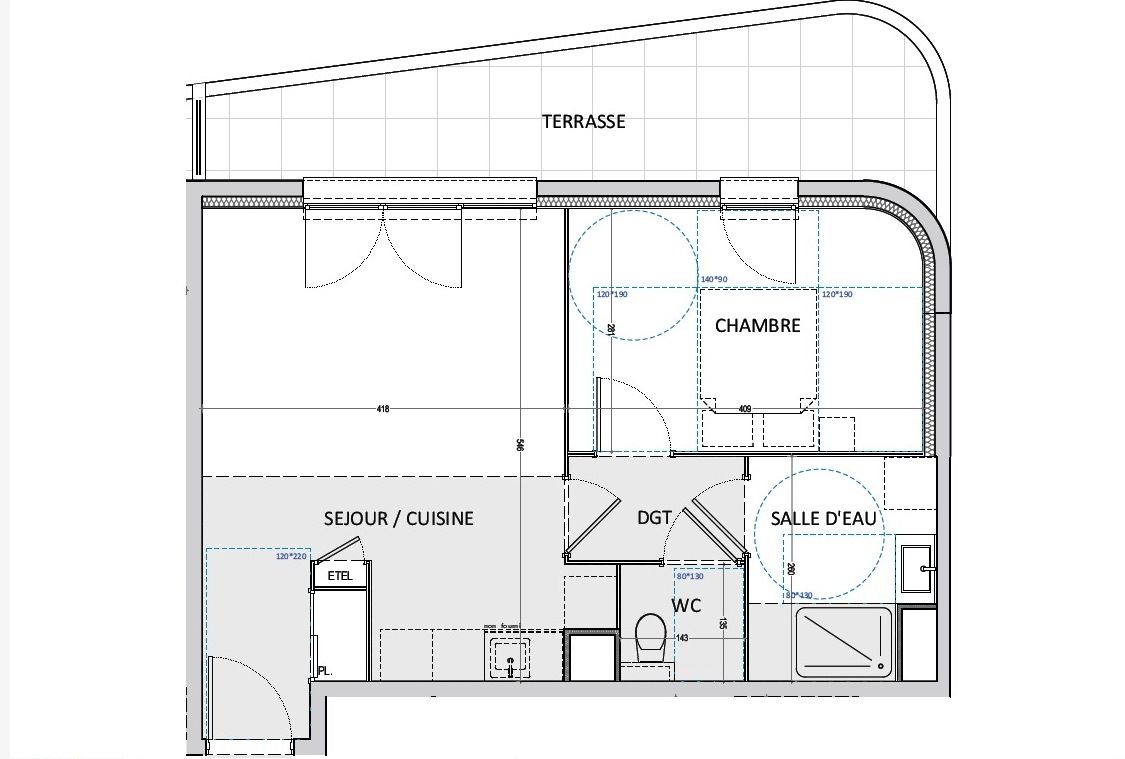 Apartment in Cannes, Frankreich, 58 m² - Foto 7