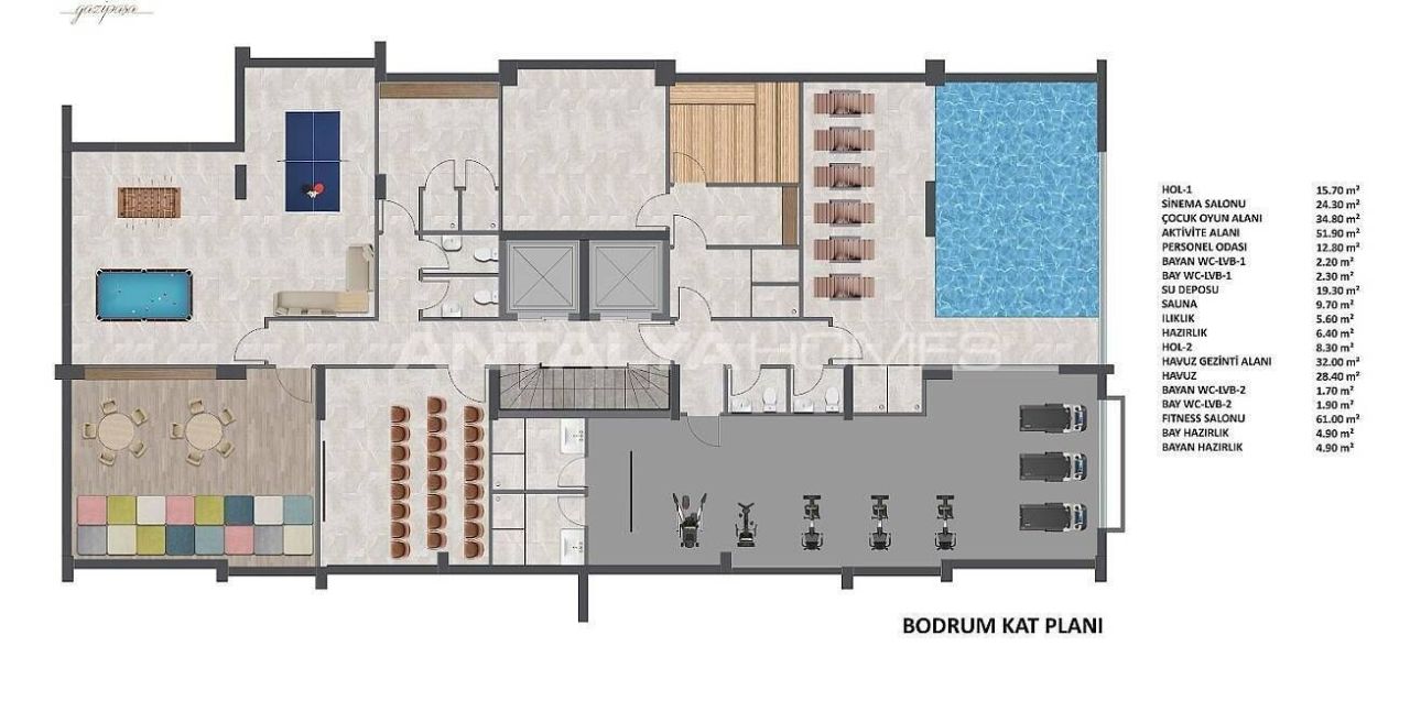 Appartamenti a Gazipaşa, Turchia, 66 m² - foto 11