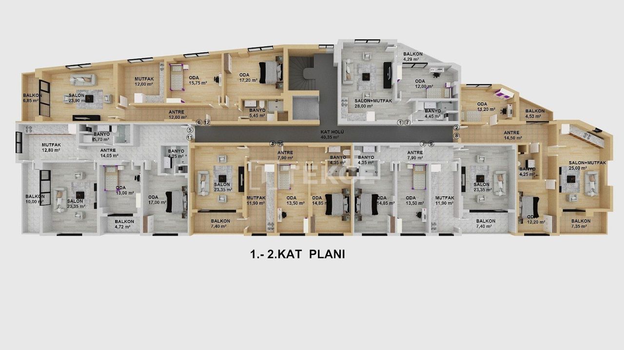 Apartment Çınarcık, Türkei, 221 m² - Foto 15