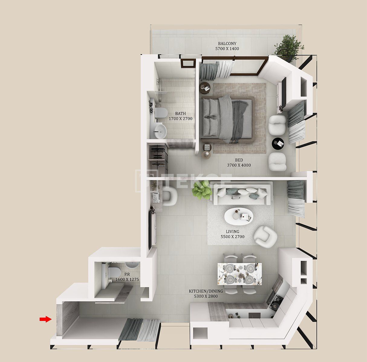 Apartment in Dubai, UAE, 101 m² - picture 16