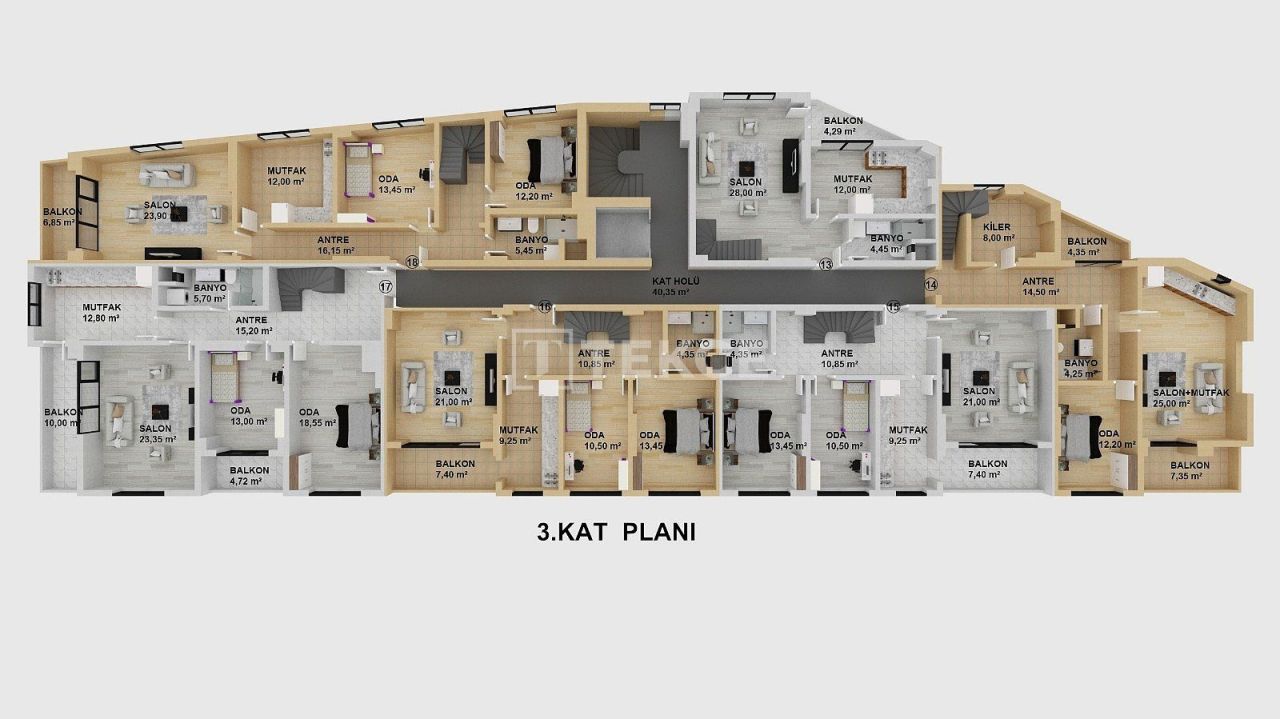 Apartment Çınarcık, Turkey, 110 m² - picture 16