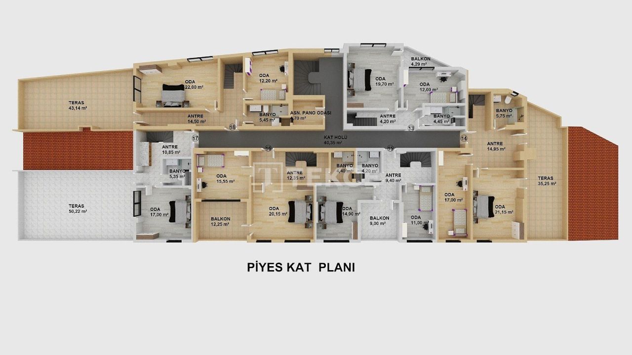 Apartment Çınarcık, Turkey, 110 m² - picture 17