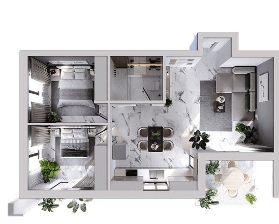 Appartamenti a Limassol, Cipro, 83 m² - foto 5