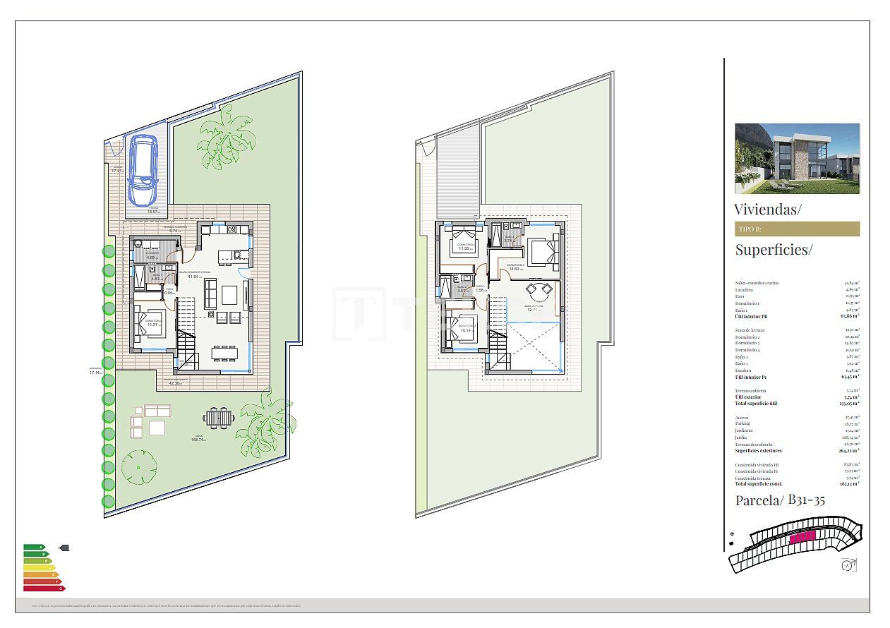 Villa a Polop de la Marina, Spagna, 124 m² - foto 15