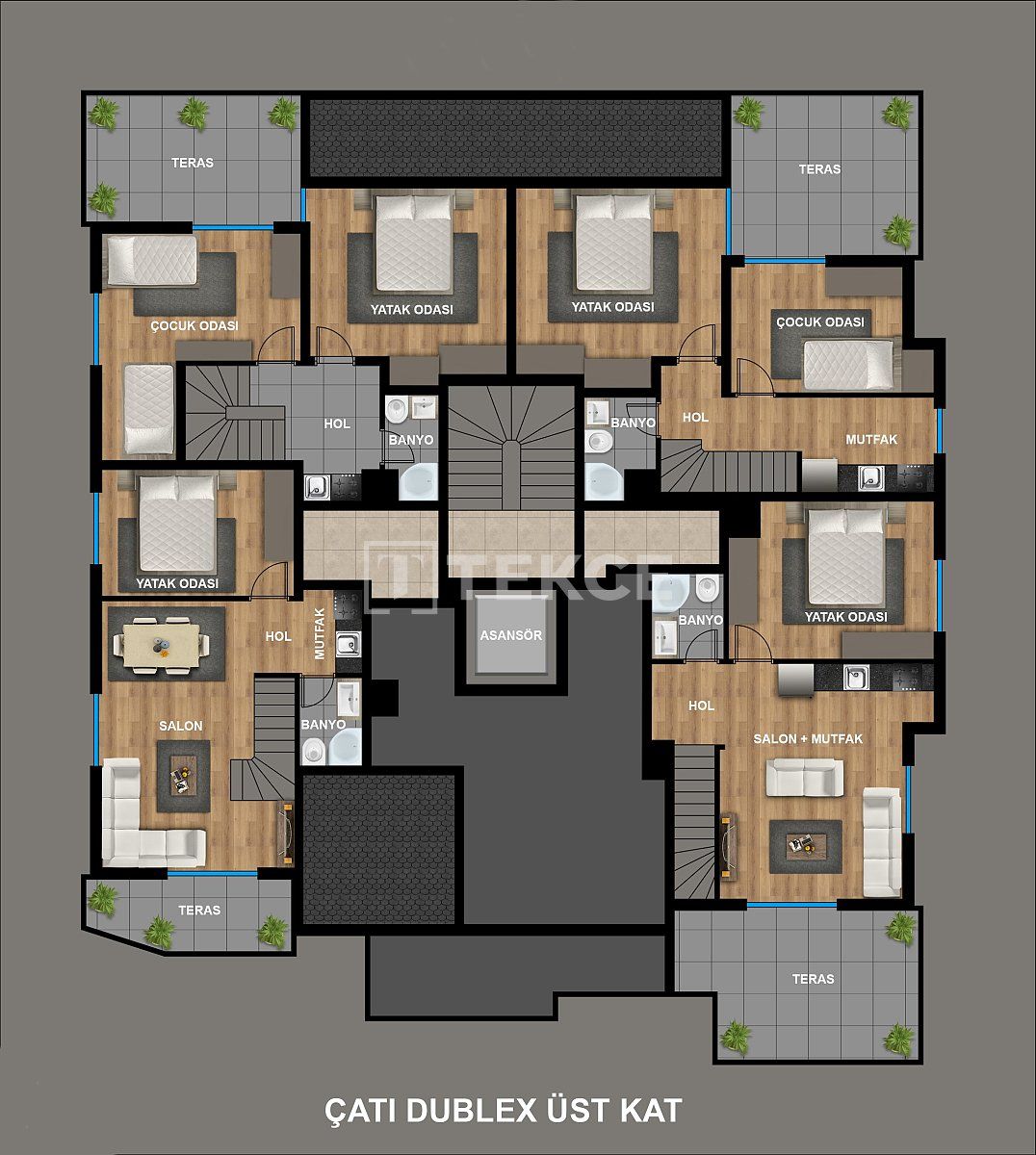 Apartamento en Antalya, Turquia, 118 m² - imagen 18