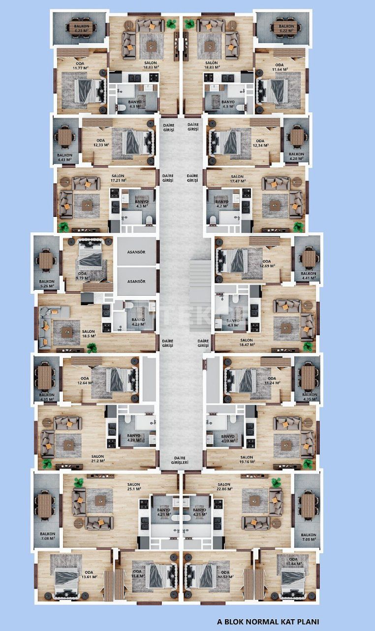 Apartment Ortahisar, Turkey, 70 m² - picture 4