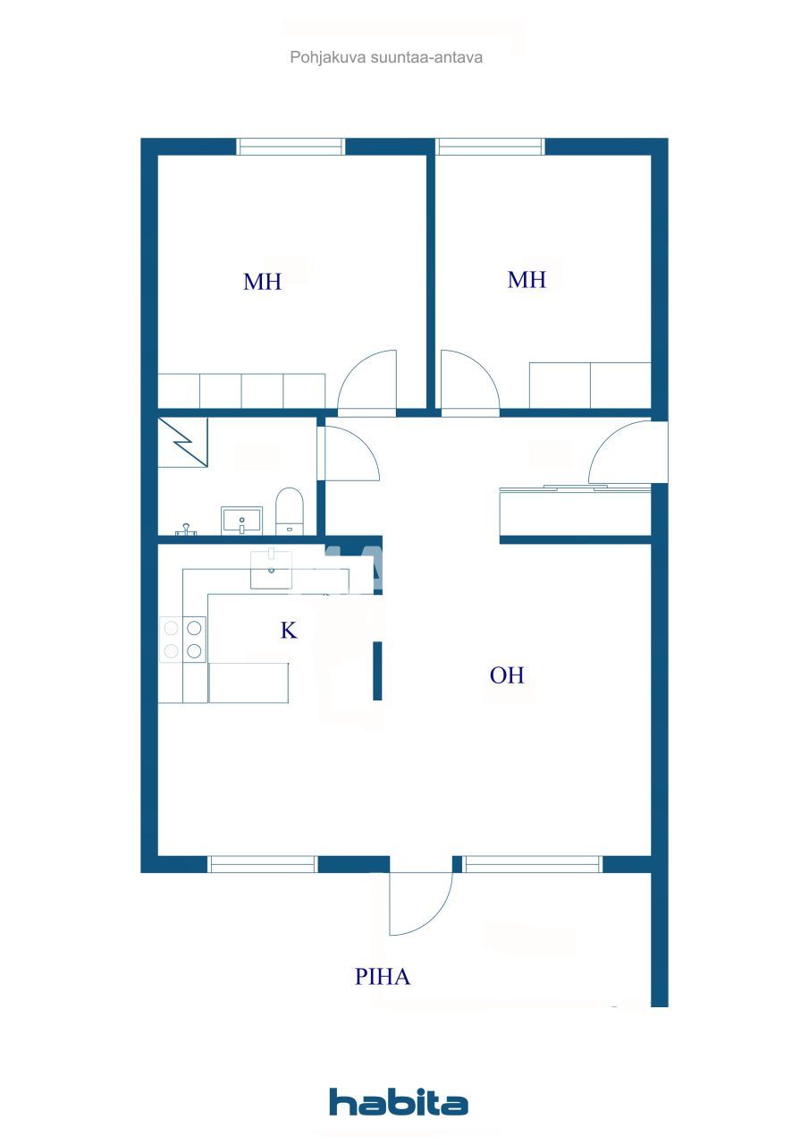 Apartamento en Helsinki, Finlandia, 64.5 m² - imagen 2