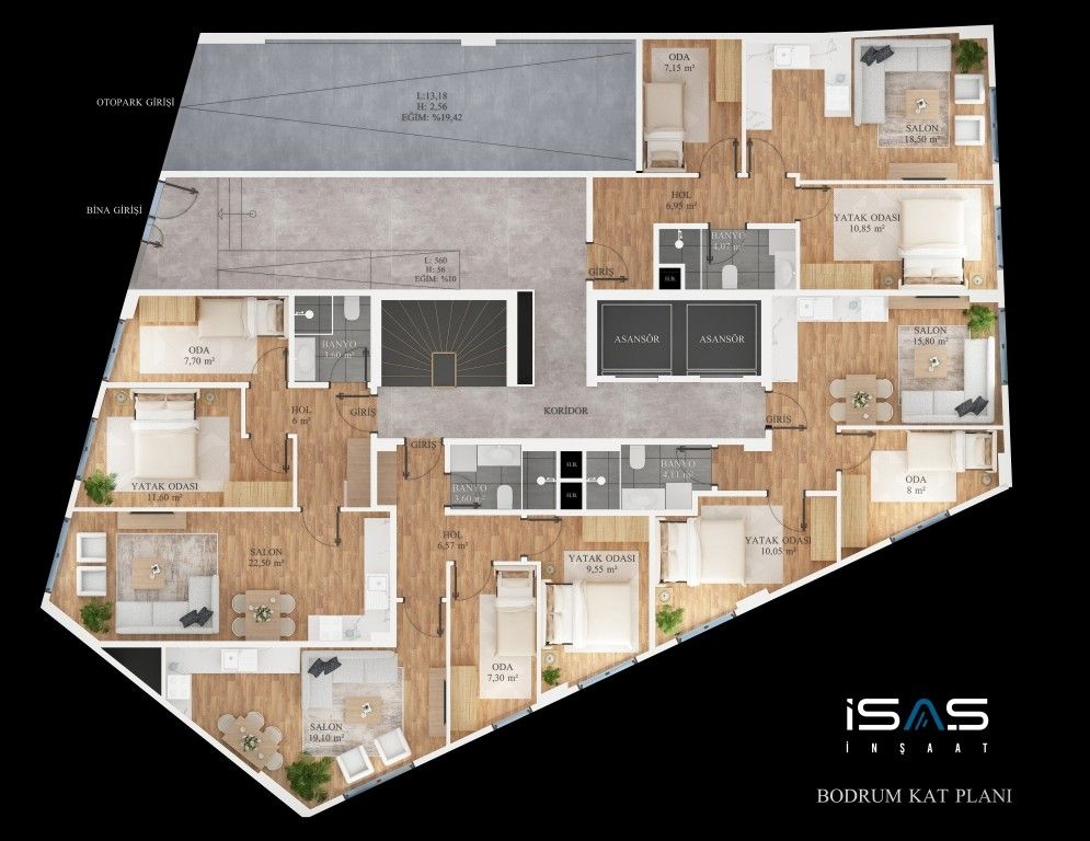 Appartement à Istanbul, Turquie, 85 m² - image 13