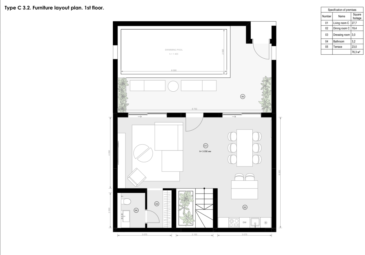 Villa in Bukit, Indonesien, 97 m² - Foto 13