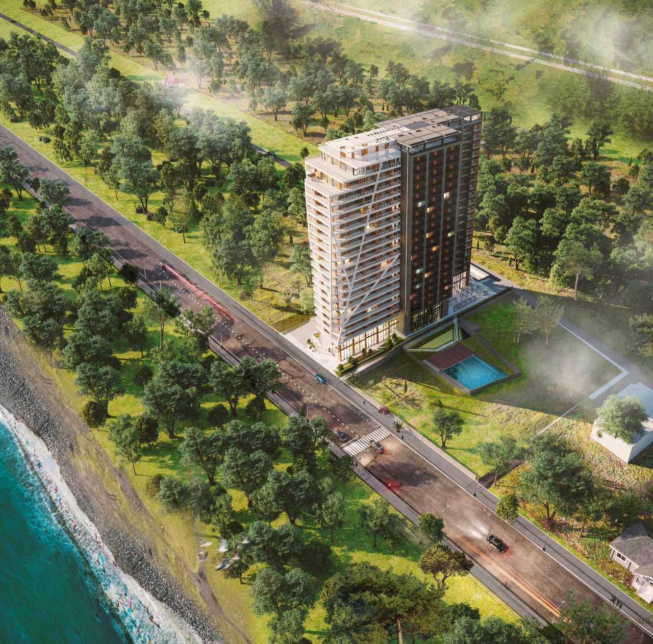 Wohnung in Batumi, Georgien, 34.5 m² - Foto 1