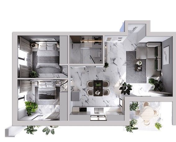 Appartamenti a Limassol, Cipro, 83 m² - foto 10