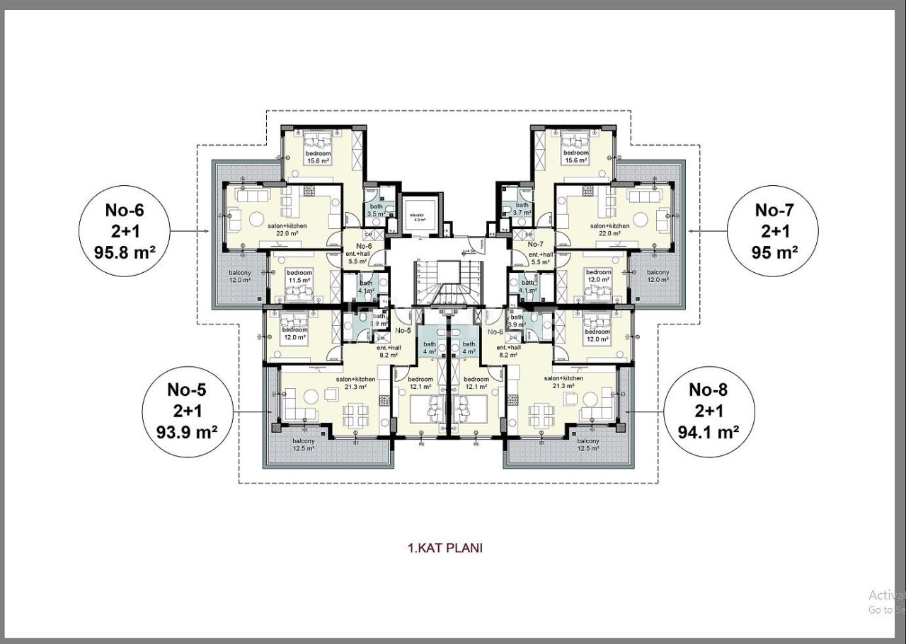 Penthouse à Alanya, Turquie, 175 m² - image 12