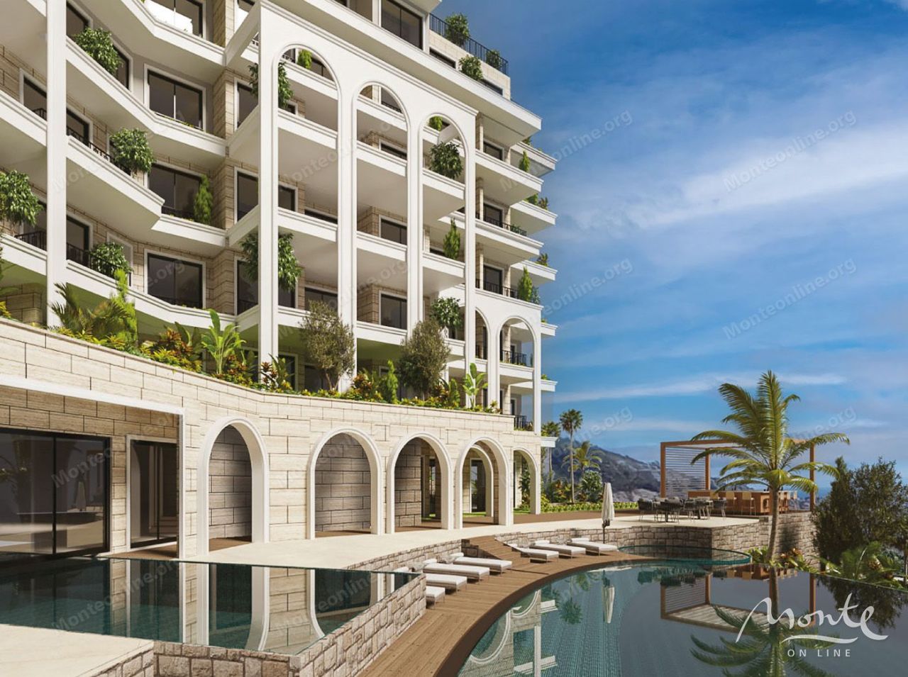Wohnung in Budva, Montenegro, 104 m² - Foto 1