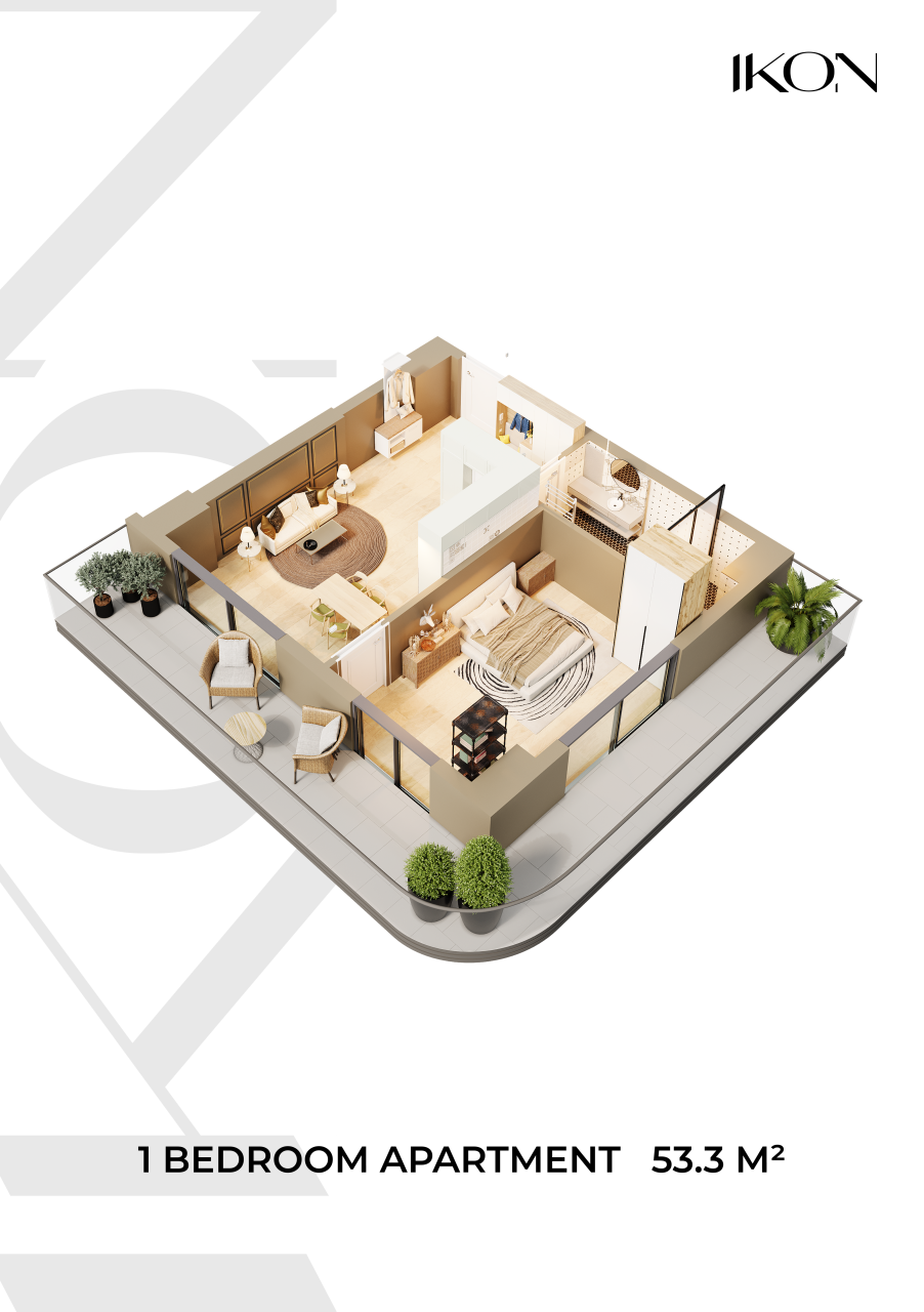 Piso en Batumi, Georgia, 53.3 m² - imagen 6