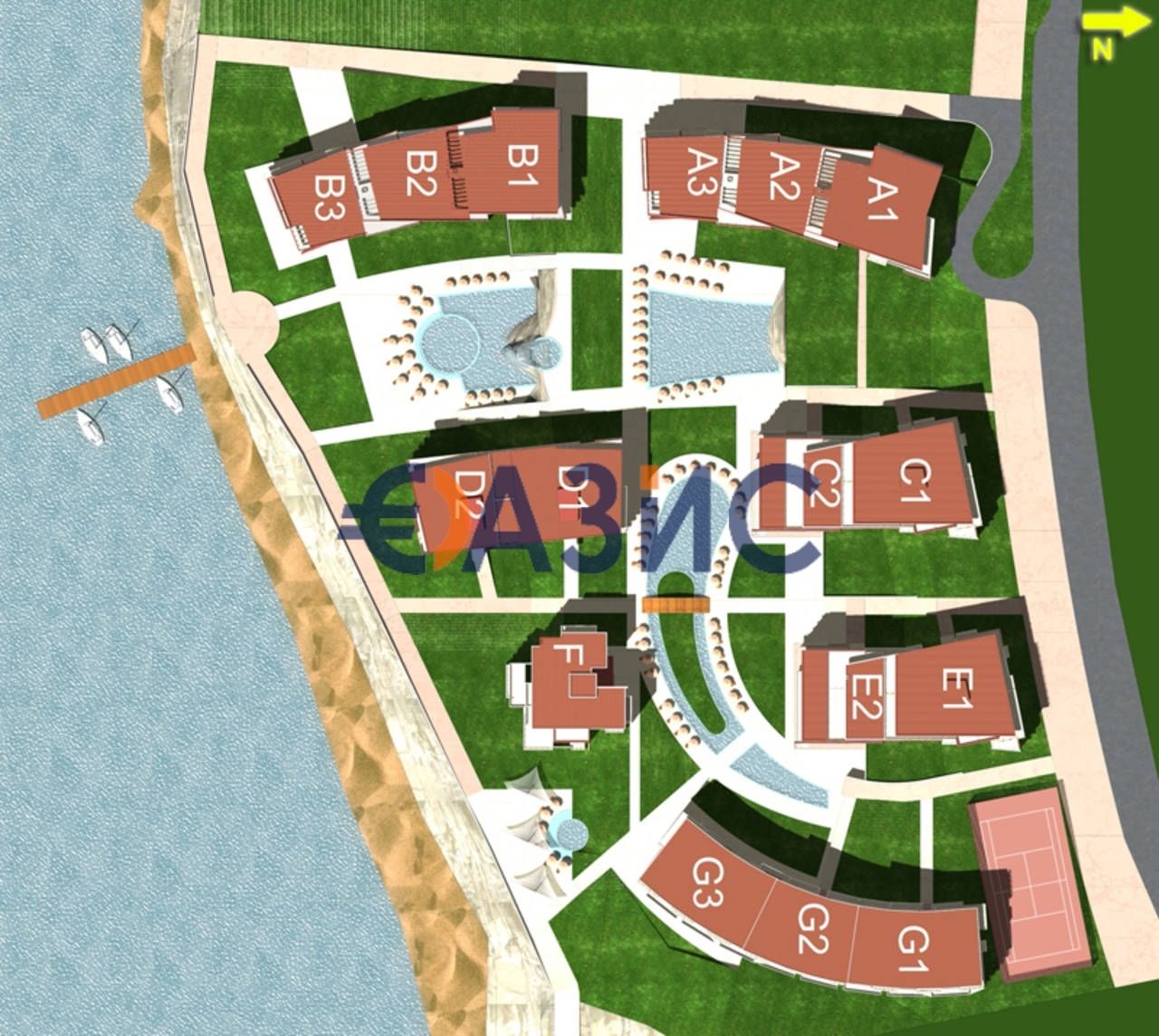 Apartamento en Sveti Vlas, Bulgaria, 70.5 m² - imagen 17