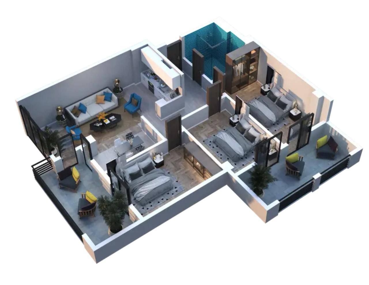 Flat in Tbilisi, Georgia, 120 m² - picture 1