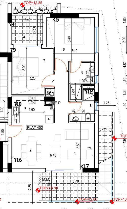 Penthouse in Larnaka, Zypern, 95 m² - Foto 6