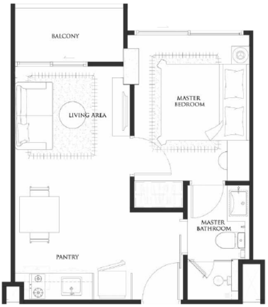 Apartment in Pattaya, Thailand, 34 m² - picture 2