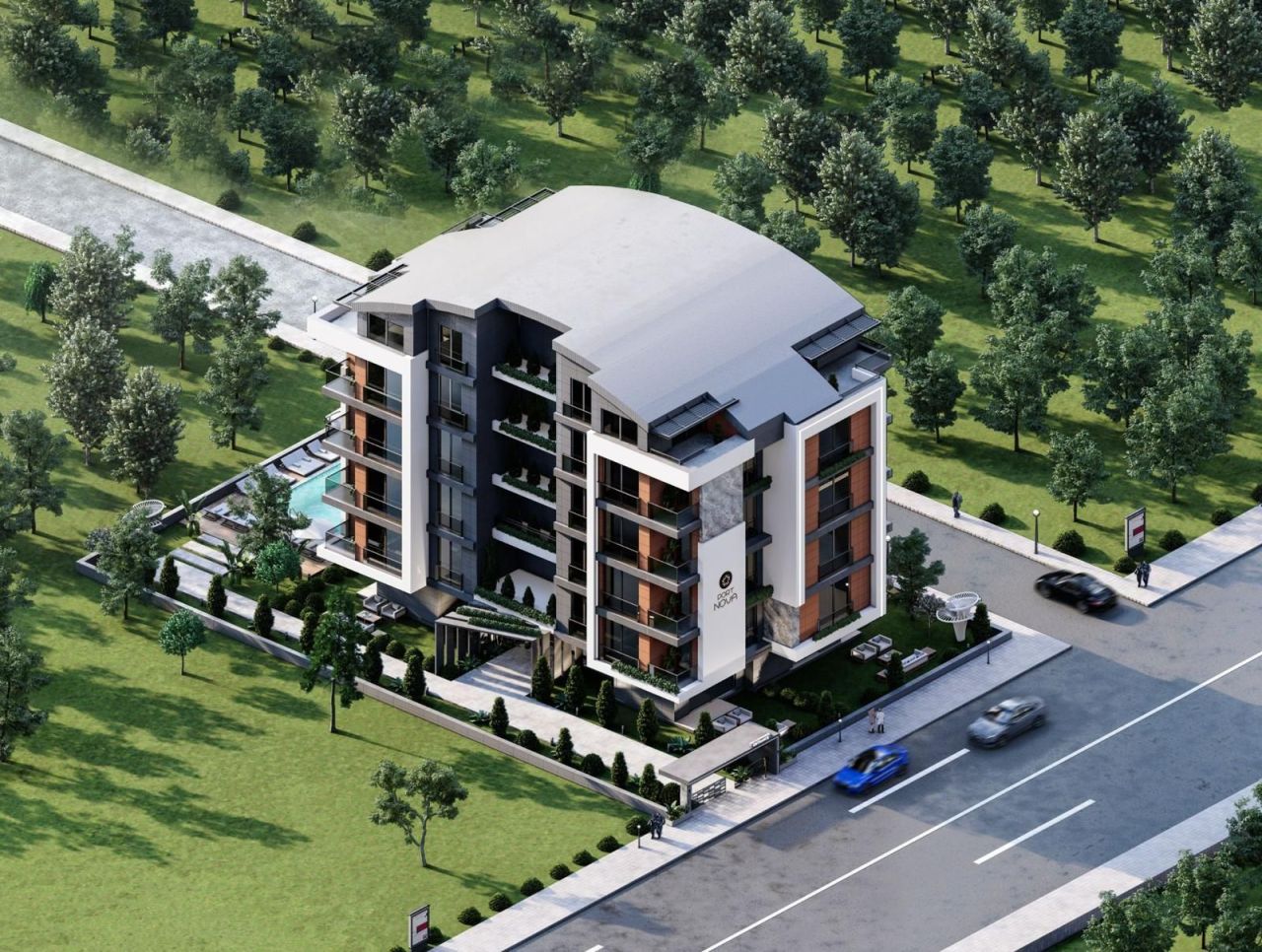 Wohnung in Antalya, Türkei, 55 m² - Foto 1